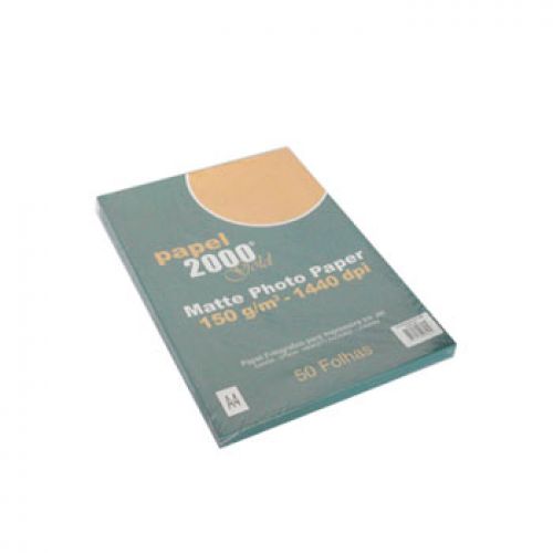Papel InkJet 2000 A4 150gr Foto Matte - 50 Folhas ,  , 181Z17973 , 5603013007582